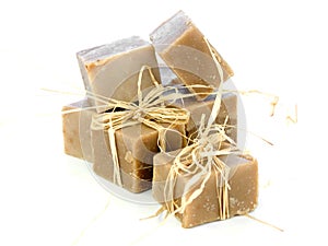 Nontoxic handmade soap bars photo