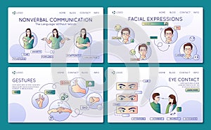 Nonverbal Communication Landing Pages