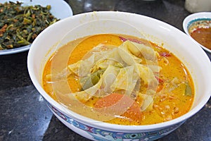 Nonya Sayur Lodeh Vegetable Soup Dish
