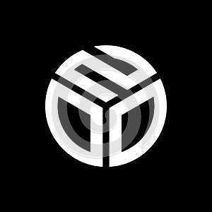 NOO letter logo design on black background. NOO creative initials letter logo concept. NOO letter design