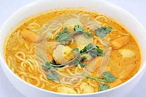 Noodle curry laksa