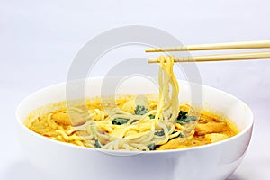 Noodle curry laksa