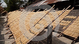 Noodle factory in Bantul, Yogyakarta, Indonesia