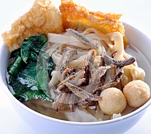 Noodle Soup asian food - Pan Mee