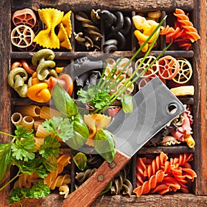 Noodles in a letter-box