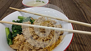 Noodles are one of the favorite foods of Indonesians