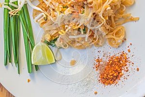 Noodles pad Thai