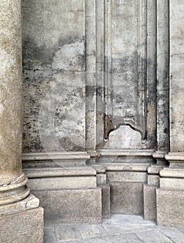 A Nook In The Exterior Wall Of A Building In Milan Italy