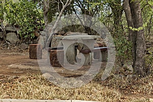 Nook for repose in Pilanesberg National Park