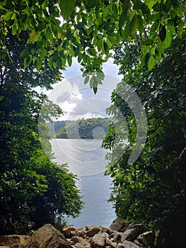 Noon at Hidrosogamoso lake