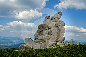 Noon stone, Slonecznik, Giant Mountains photo
