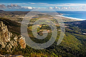 Noordhoek beach from Silvermine photo