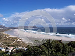 Noordhoek Capetown longbeach and sky