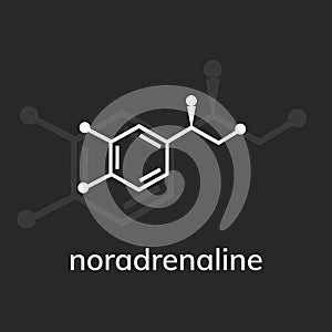 Noradrenaline chemical formula