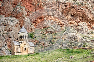 Noravank monastery in high mountains