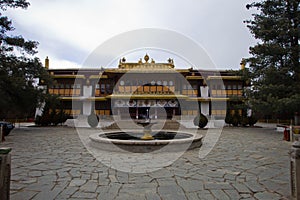 Norbulingka Institute in Lhasa city