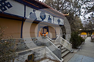 Norbulingka Institute in Lhasa city