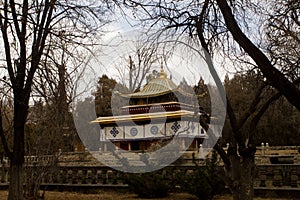 Norbulingka Institute in Lhasa city