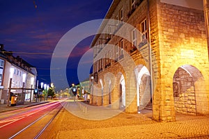 Nordhausen archs buildings Rathaus Harz Germany