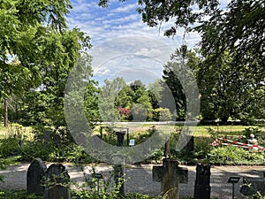 Nordheim cemetery or cemetery of Nordheim oder Friedhof Nordheim