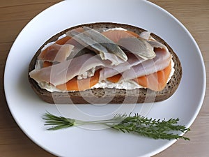 Nordic Delight: Savoring Rye Bread's Affair with Smoked Fish