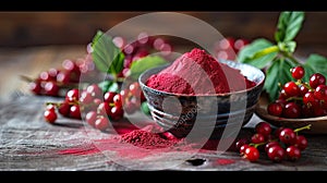 Nordic lingonberry powder, concentrated natural antioxidant source