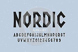 Nordic style font