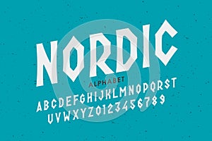 Nordic style font