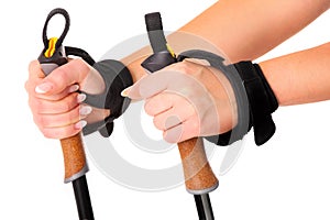 Nordic walking sticks