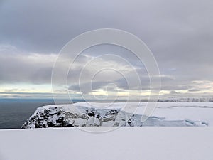 Nordkapp in Winter, Norway