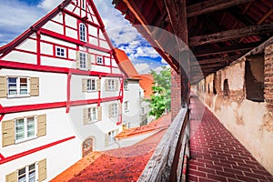 Nordlingen, Germany. Charming old city in Bavaria, Swabia photo