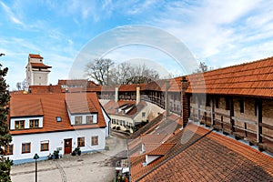 Nordlingen is an historic city on the Romantic Road in Bavaria, Germany