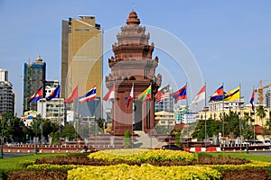 Nordom Sihanouk Independence Memorial Phnom Penh Cambodia