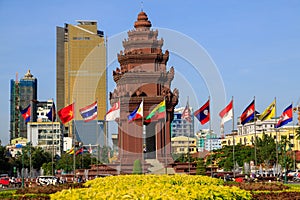 Nordom Sihanouk Independence Memorial Phnom Penh Cambodia