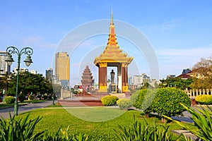 Nordom Sihanouk Independence Memorial Phnom Penh Cambodia