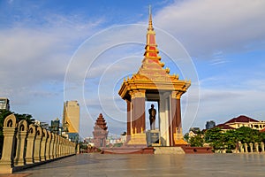 Nordom Sihanouk Independence Memorial Phnom Penh Cambodia