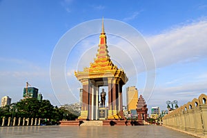 Nordom Sihanouk Independence Memorial Phnom Penh Cambodia