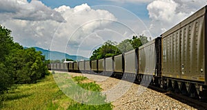 Norfolk and Southern Mile Long Coal Train