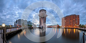 The USS Wisconsin (BB-64) in Norfolk, Virginia