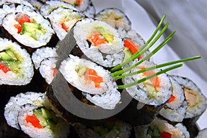 Nori Sushi rolls photo