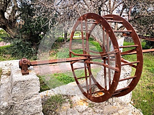 Noria, a ancient hydropowered mill photo