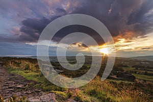 Norland moor sunset photo