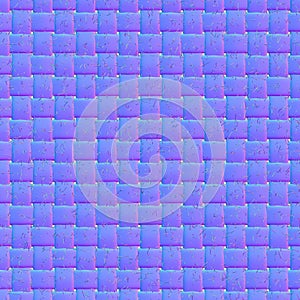 Normal map Fabric Modeled Cotton texture. texture normal mapping