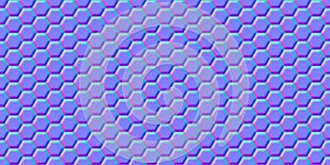 Normal map of honeycomb simple seamless pattern