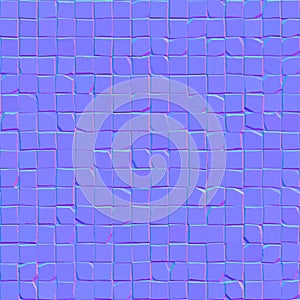 Normal map Stone Tiles texture, normal mapping
