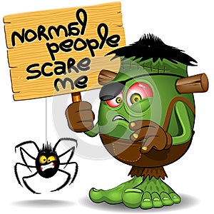 Normal People Scare Me Humorous Character photo