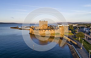 Norman Carrickfergus castle near Belfast