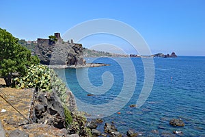 Norman Castle Aci Castello Sicily Italy