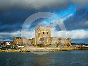 Norman castle in Carrickfergus near Belfast