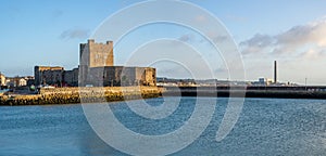 Norman castle in Carrickfergus near Belfast